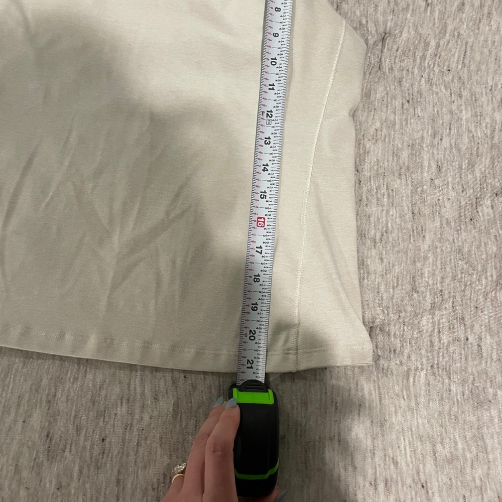 Athleta Cream Softluxe Built-In Bra Tank in Cream - Picture 12 of 14